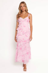 Virginia Maxi Dress Lilac Floral