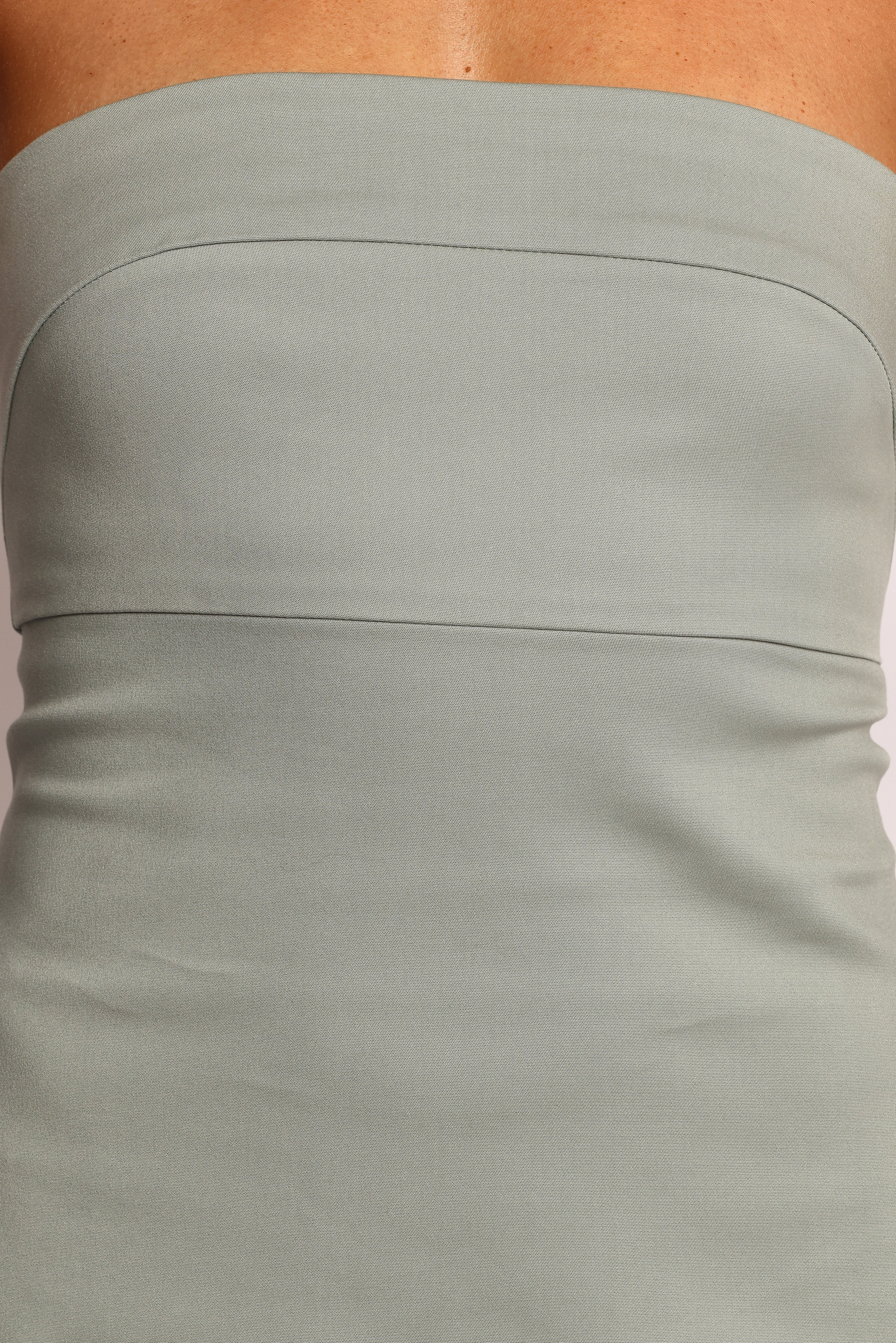 Casey Strapless Mini Dress Sage