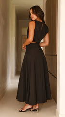 Delphine Maxi Skirt Black