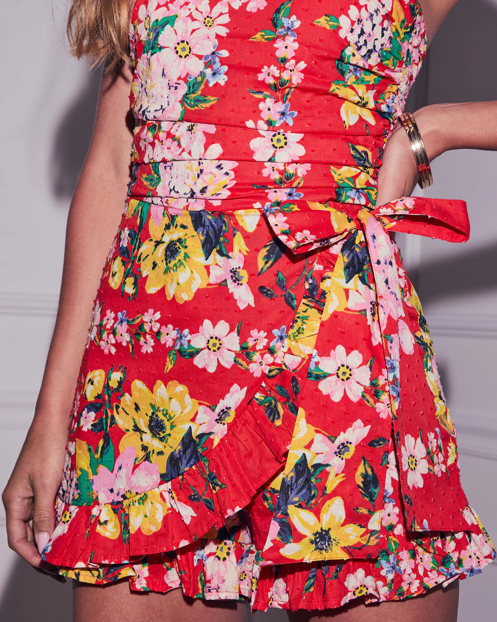 Noemia Waist Tie Romper