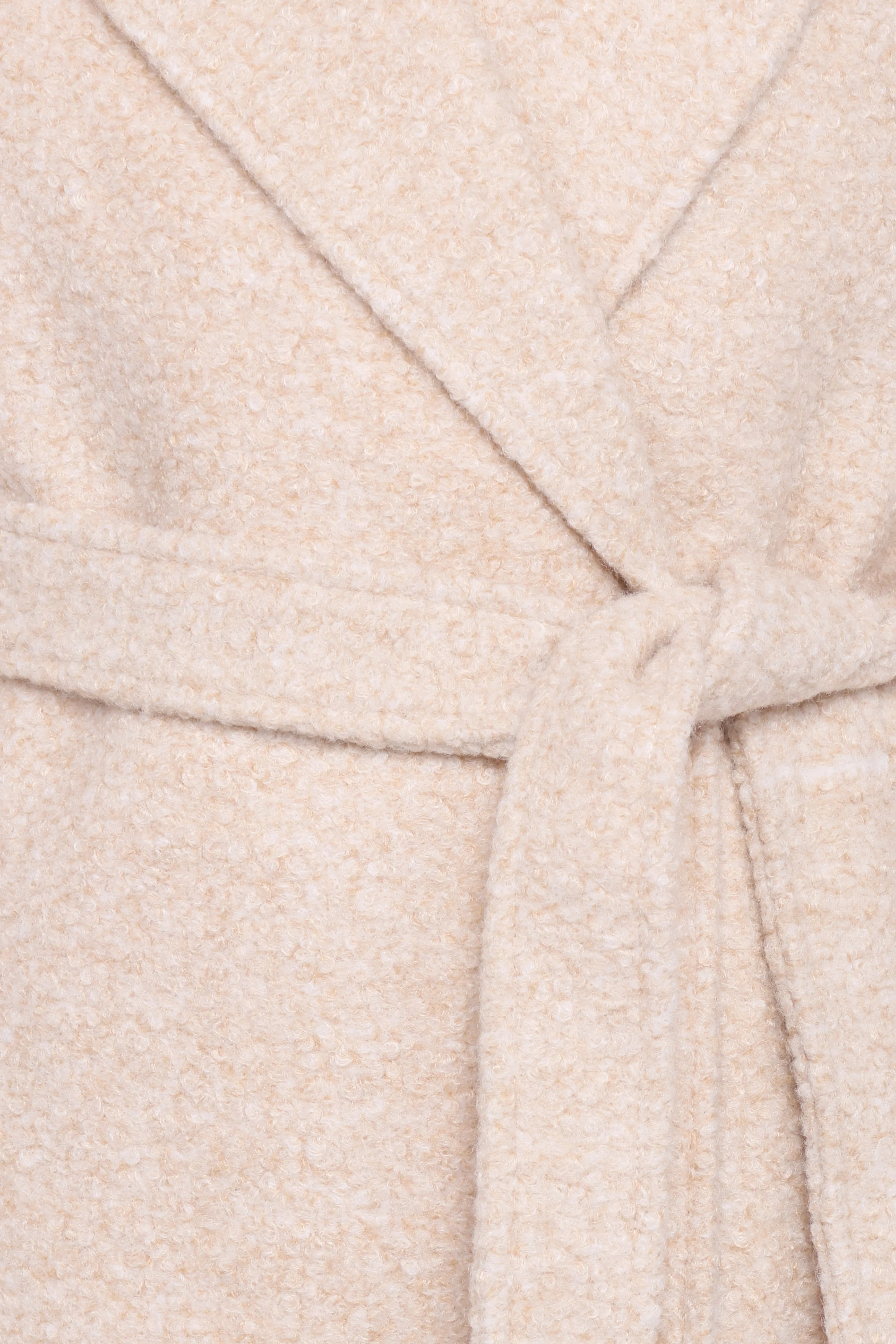 Goodie Shearling Coat Cream
