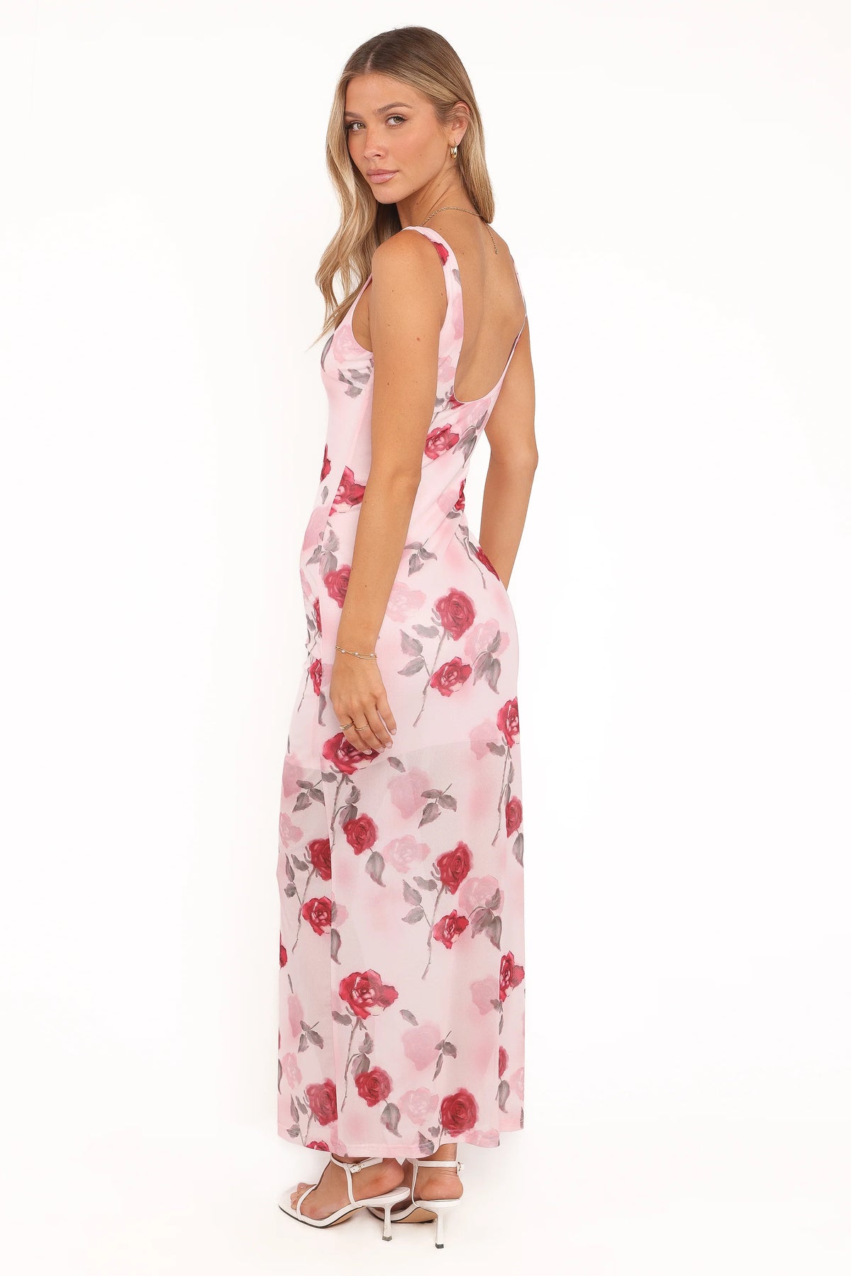 Brissa Maxi Dress Pink Floral