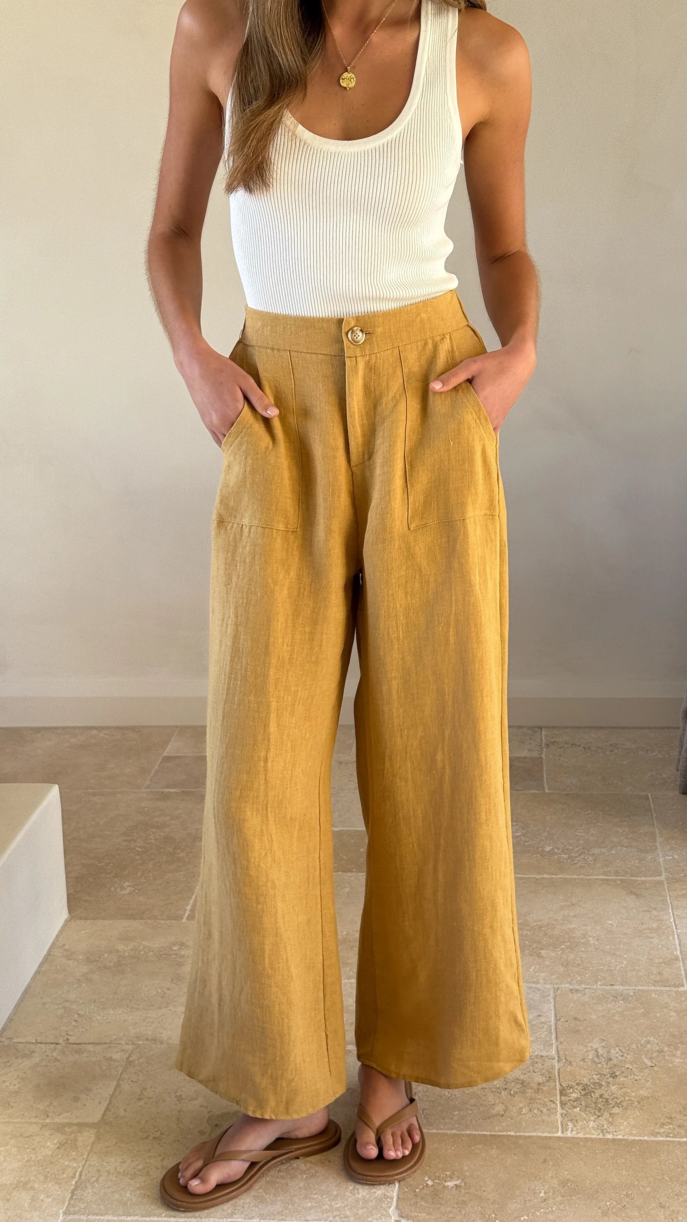 Jude Pants Mustard