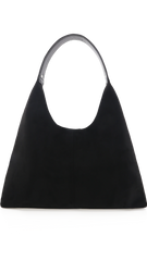 Tammy Shoulder Bag Black Suede