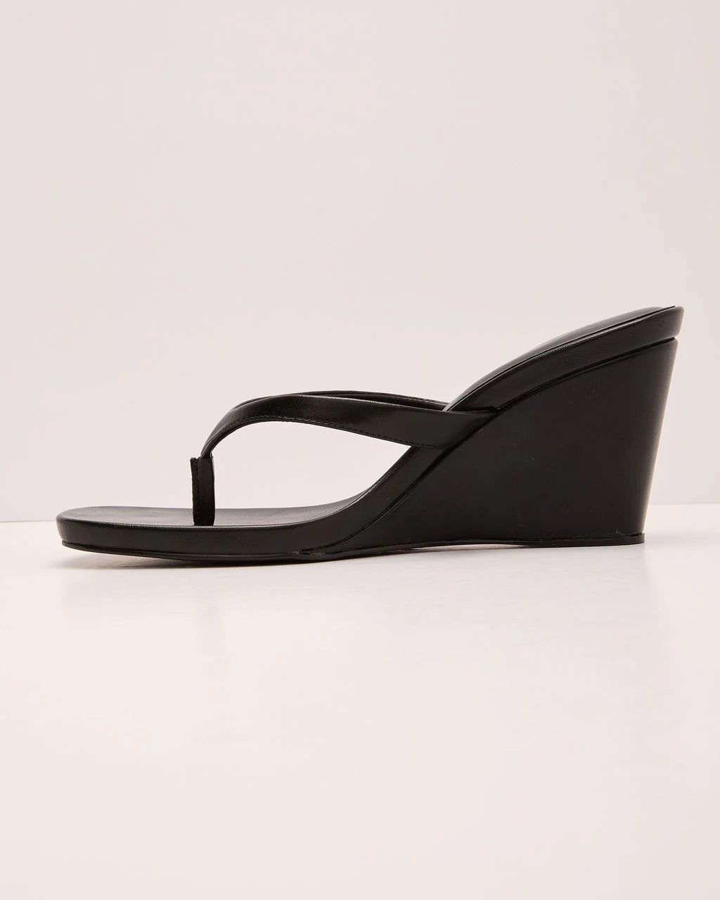 Joellen Vegan Leather Wedge Sandals