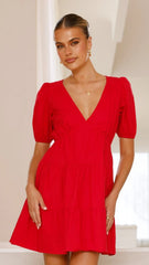 Billie Mini Dress Red
