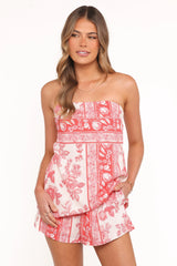 Clarke Shorts Rose Tile