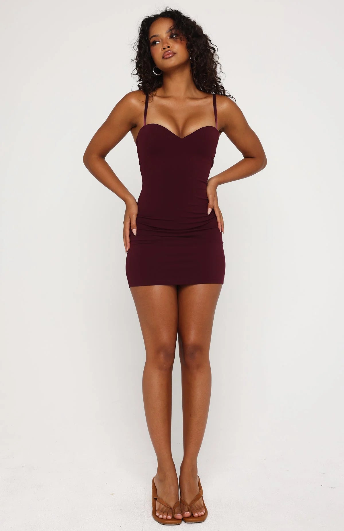 I Know You Tried Mini Dress Wine