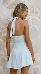 Novella Mini Dress Blue