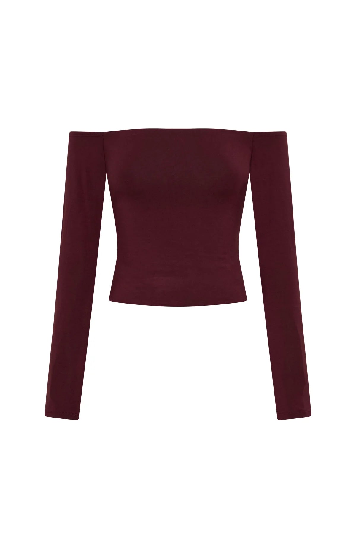 Mad For You Long Sleeve Top Merlot