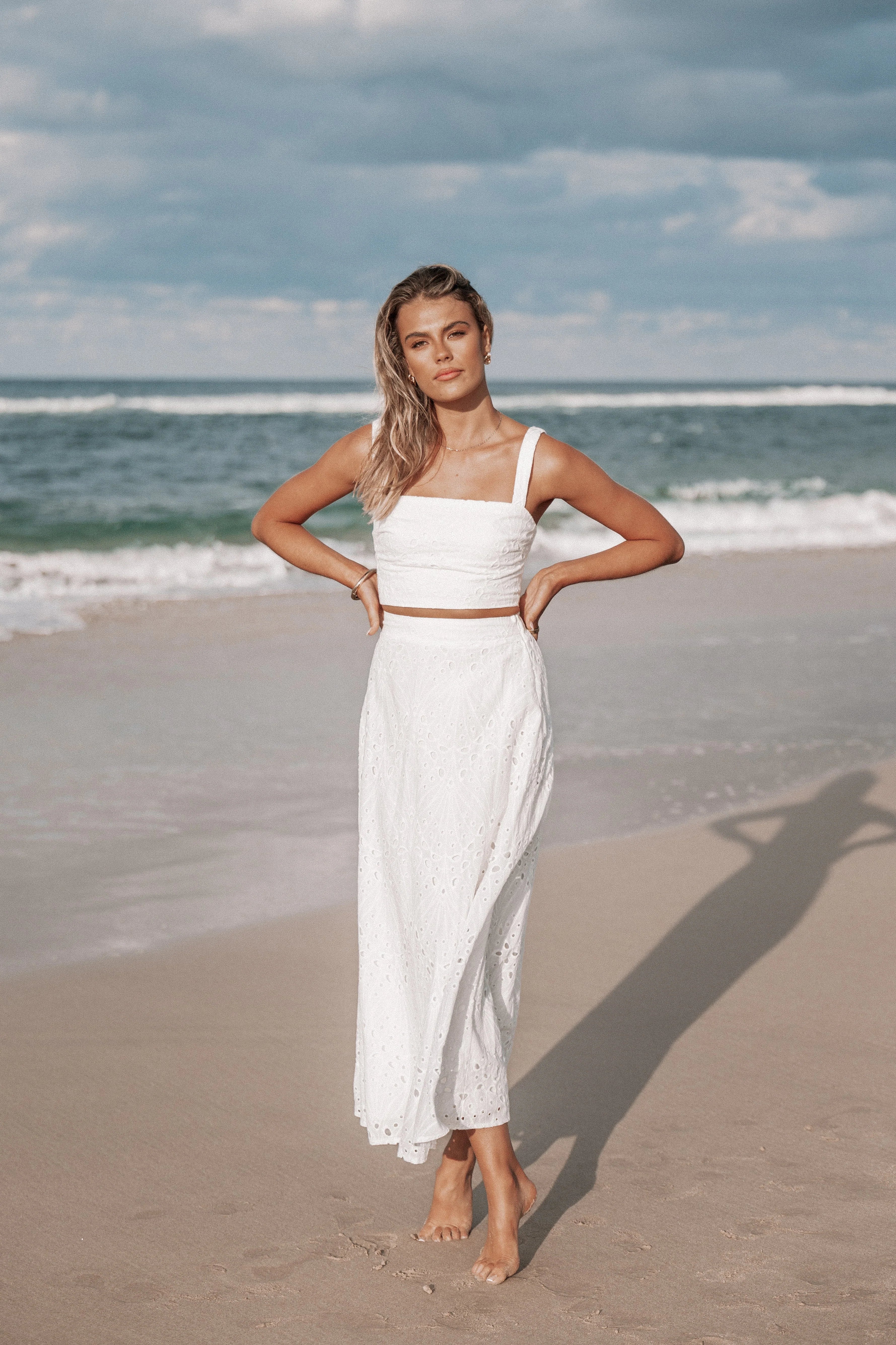 Camellia Two Piece Set White
