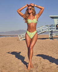 Tropical Coast Floral Balconette Bikini Top