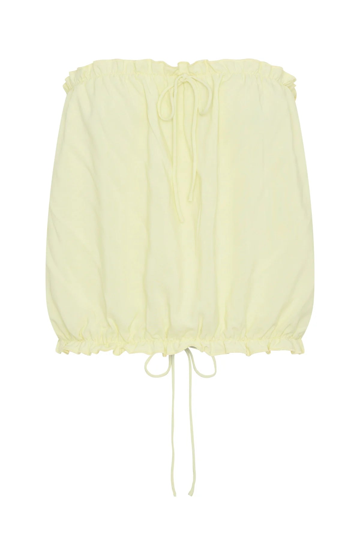Golden Child Strapless Top Lemon