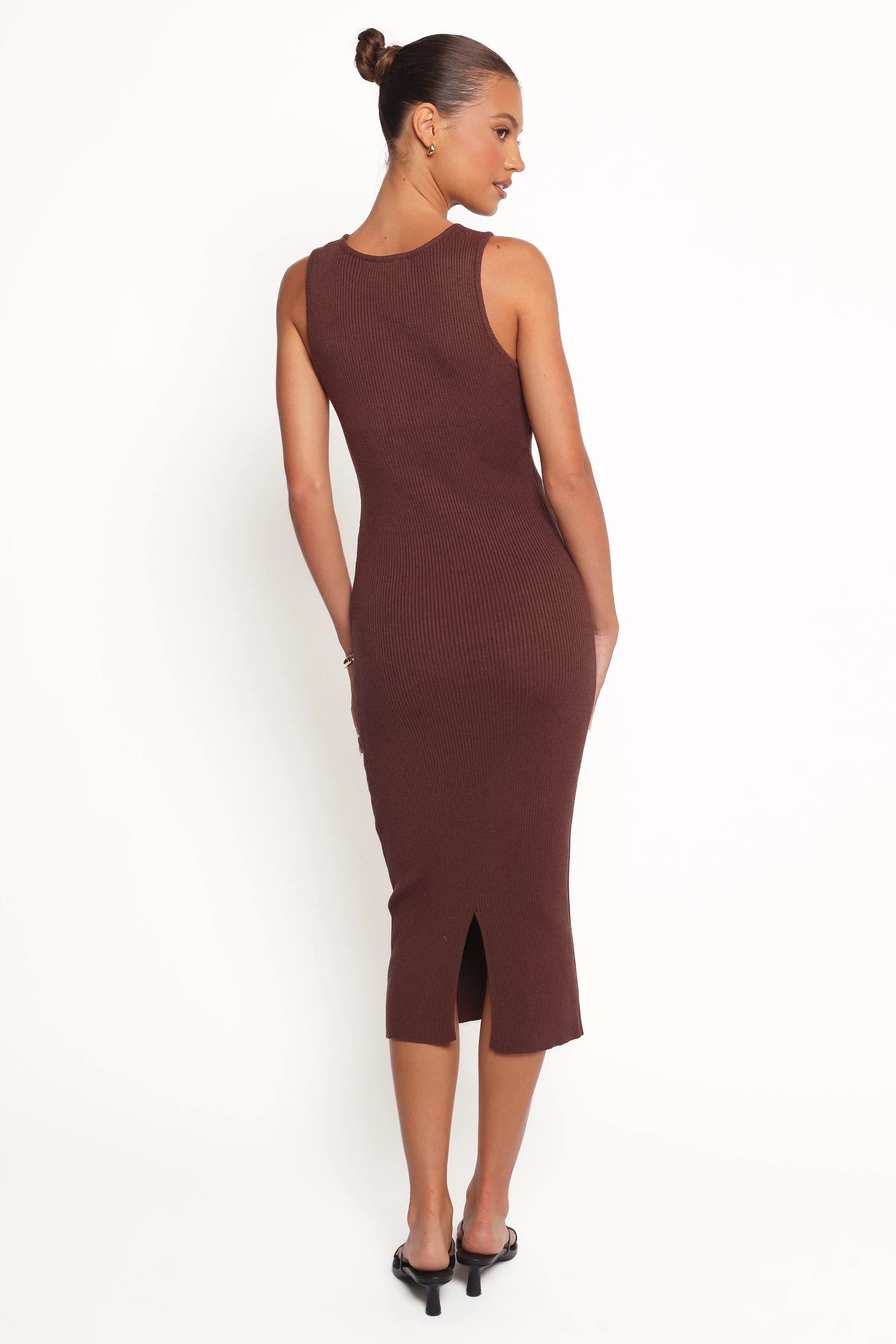 Hollis Midi Dress Chocolate