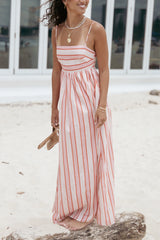 Odessa Maxi Dress Pink Stripe