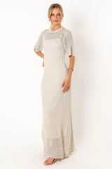 Hollie Maxi Dress Cream