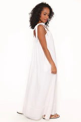 Amber Maxi Dress White