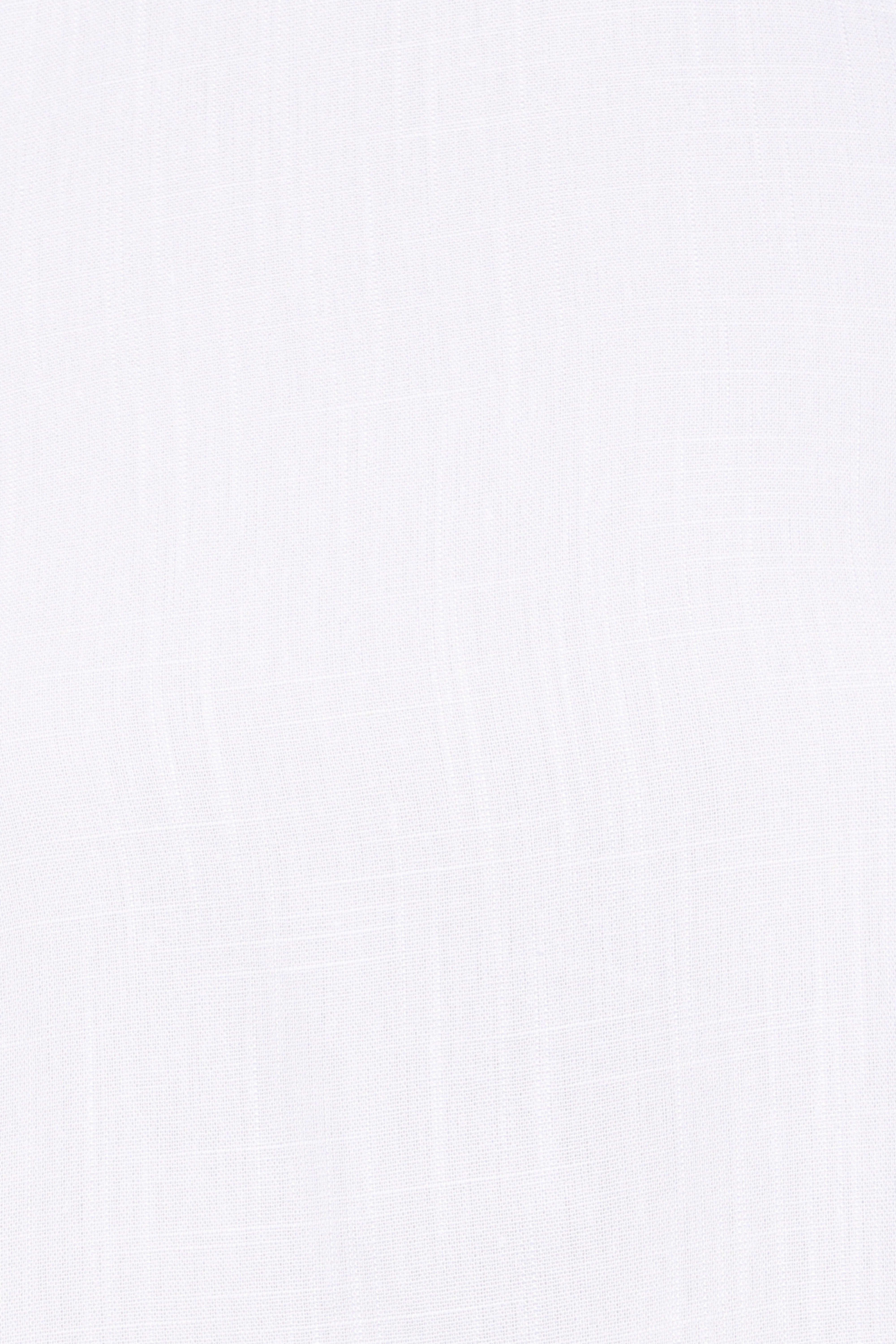 Madison Linen Column Skirt White