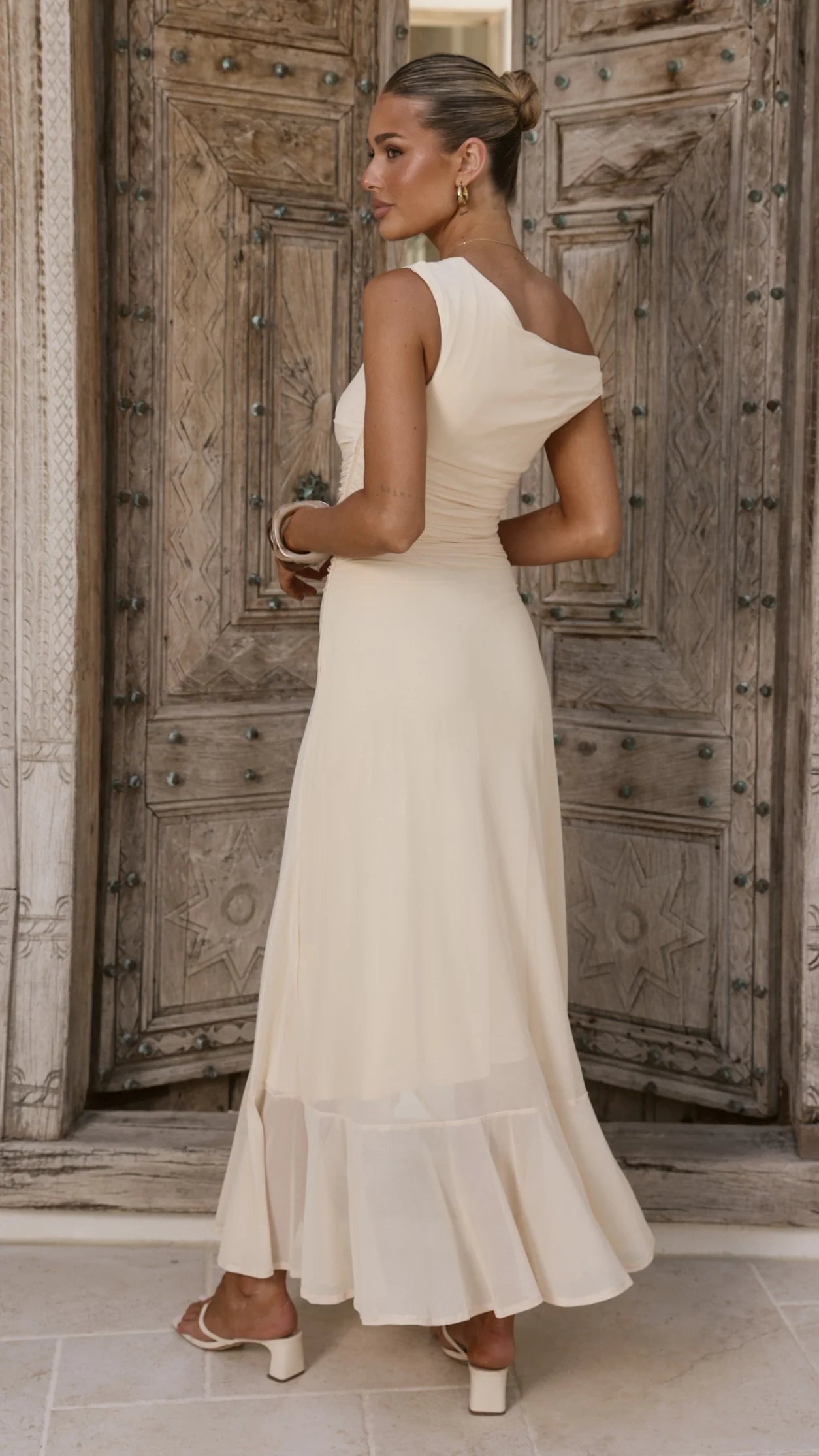 Sareiah Maxi Dress Cream