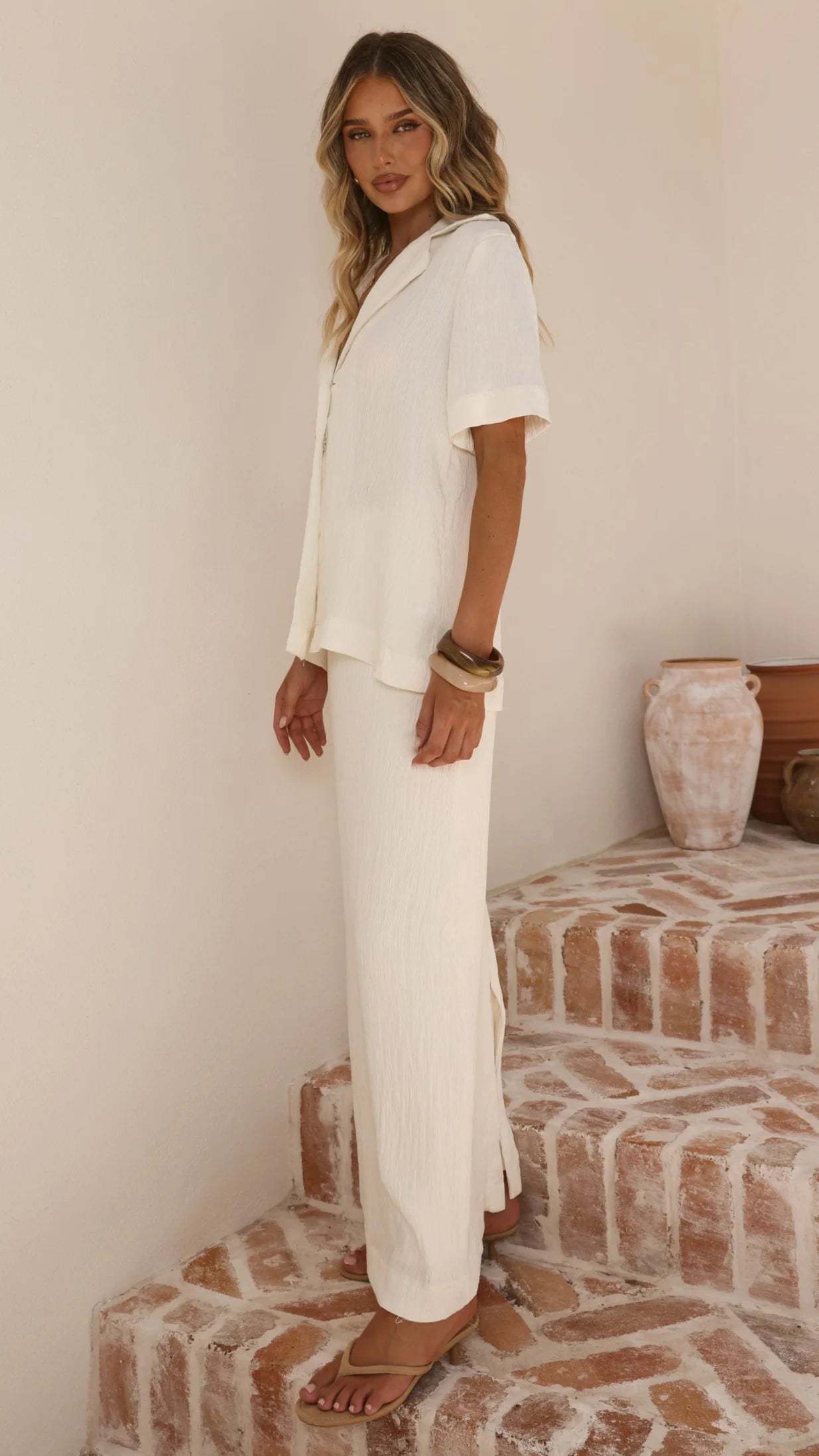 Razi Maxi Skirt Ivory