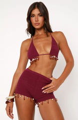 One More Time Shorts Berry