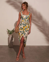 Sweet Days Wrap Midi Dress