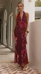 Dally Maxi Dress Fuchsia