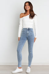 Tina Top White
