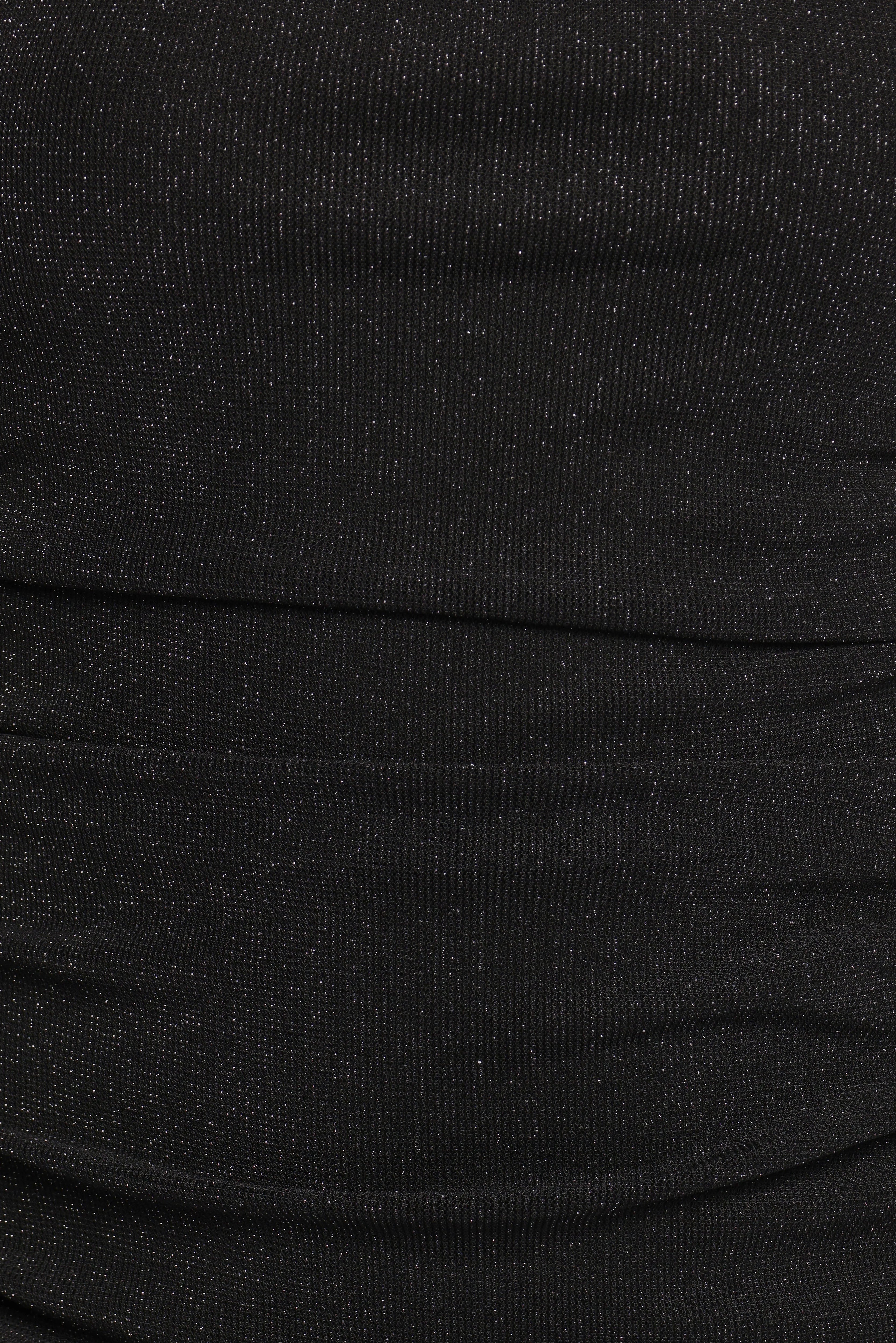 Seville Strapless Mini Dress Black