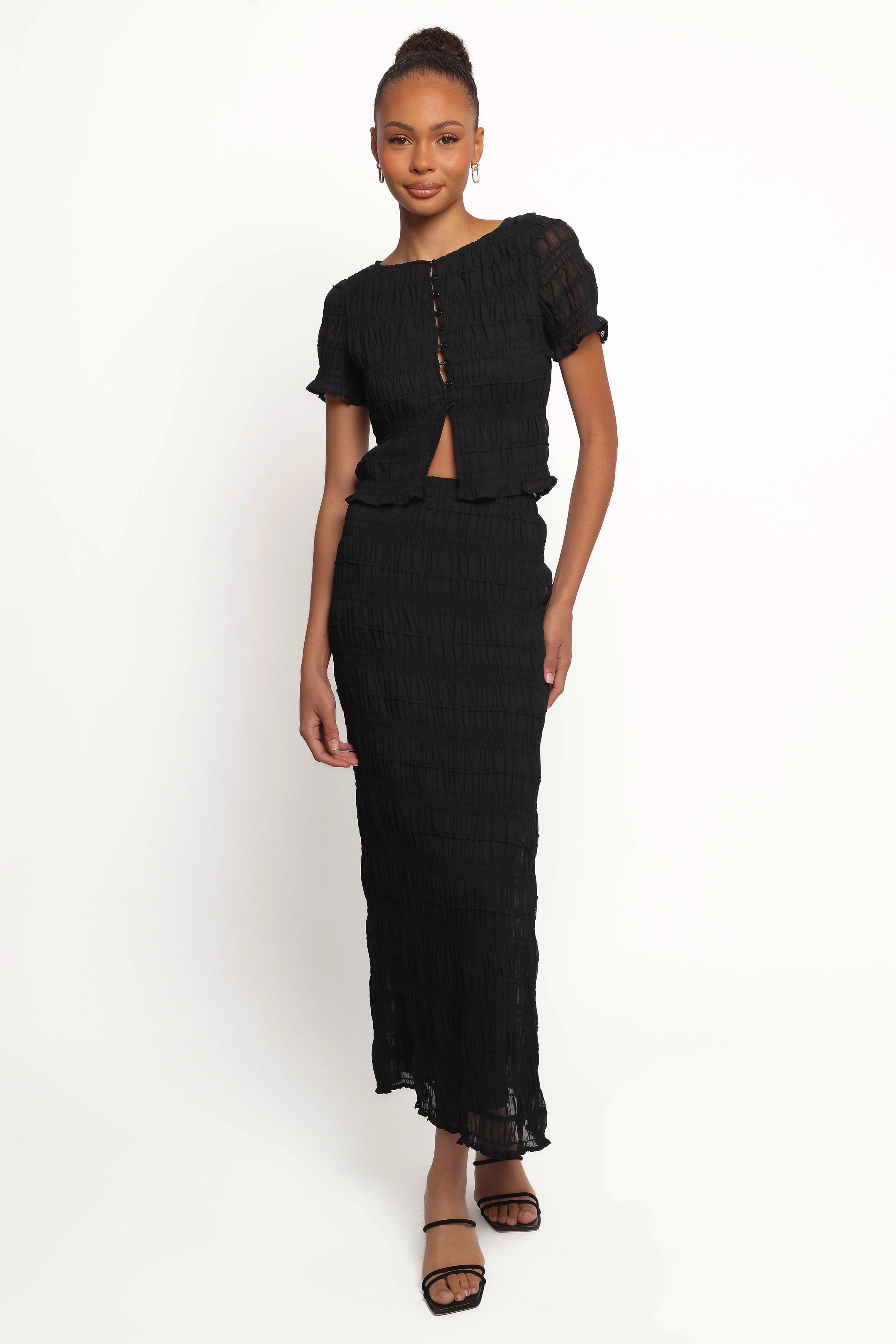 Valana Skirt Black Midnight