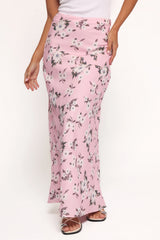 Evie Maxi Skirt Pink Floral