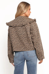 Jaelle Leopard Print Jacket Leopard