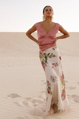 Evie Maxi Skirt Native Flora