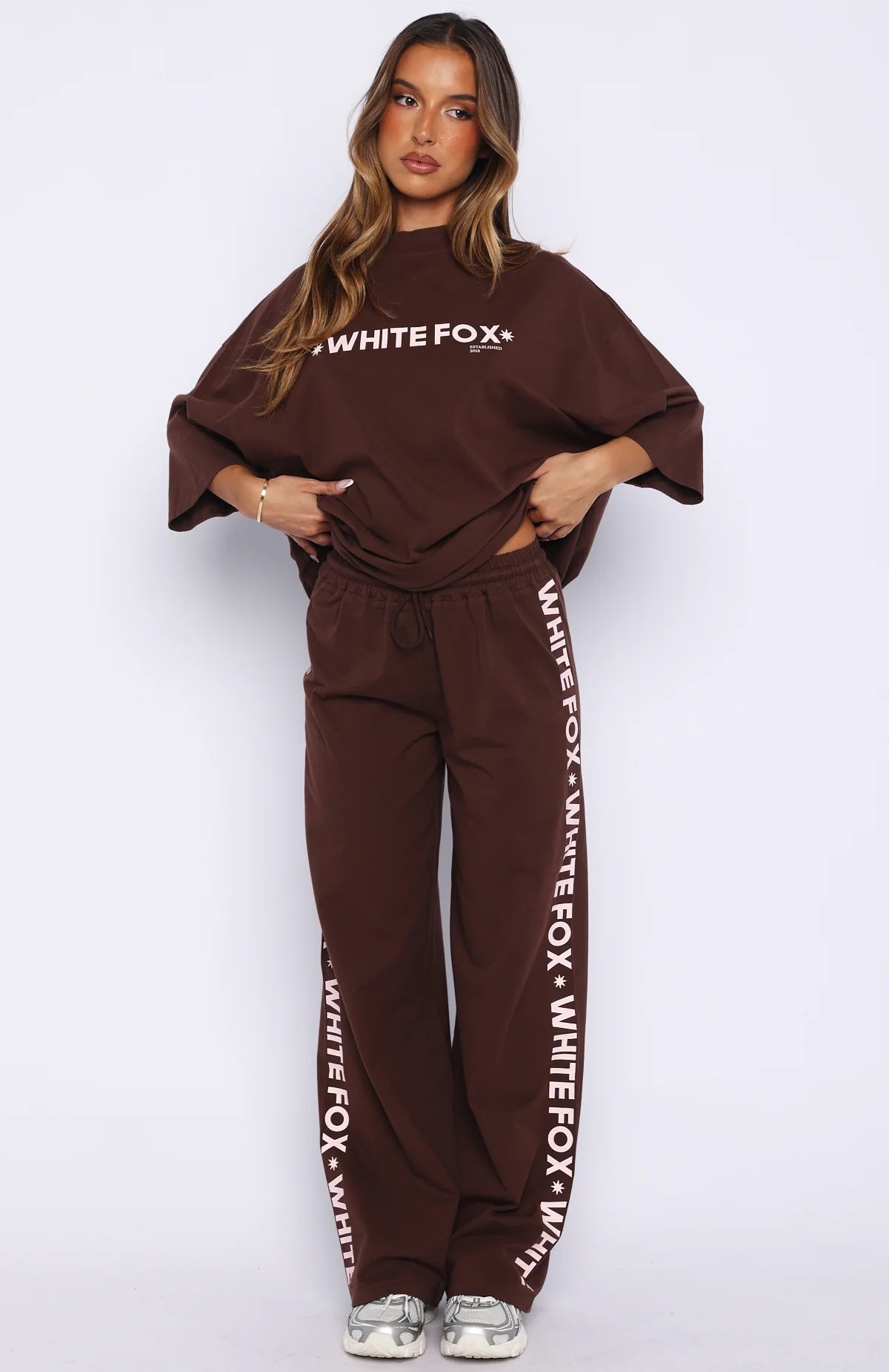 Tender Hearts Oversized Tee Chocolate