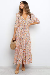 Kelda Dress Beige