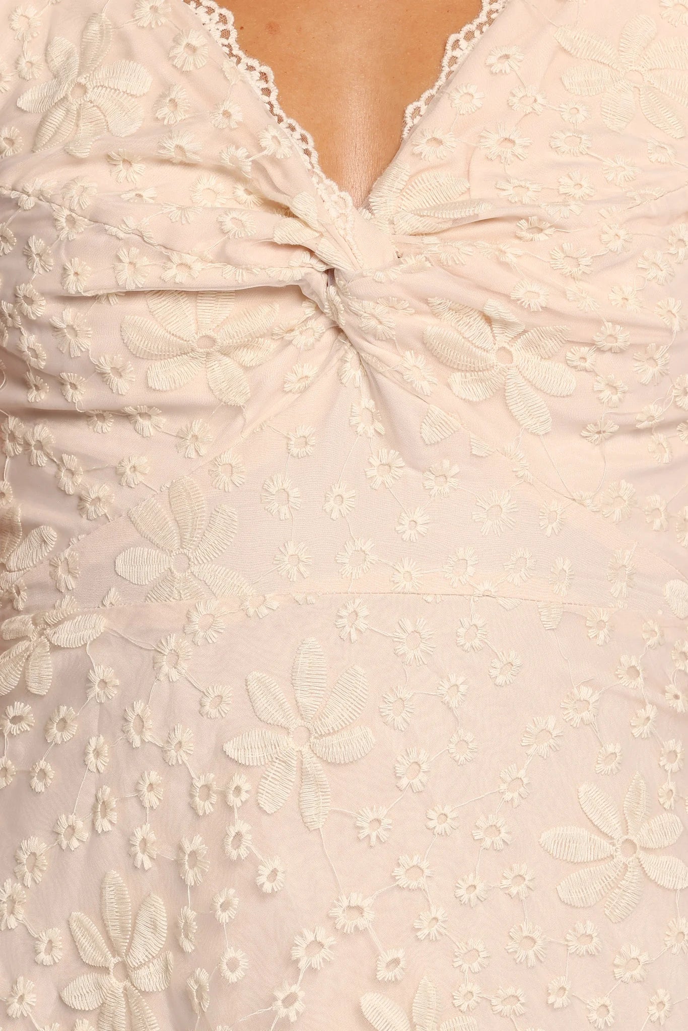 Louise Midi Dress Cream