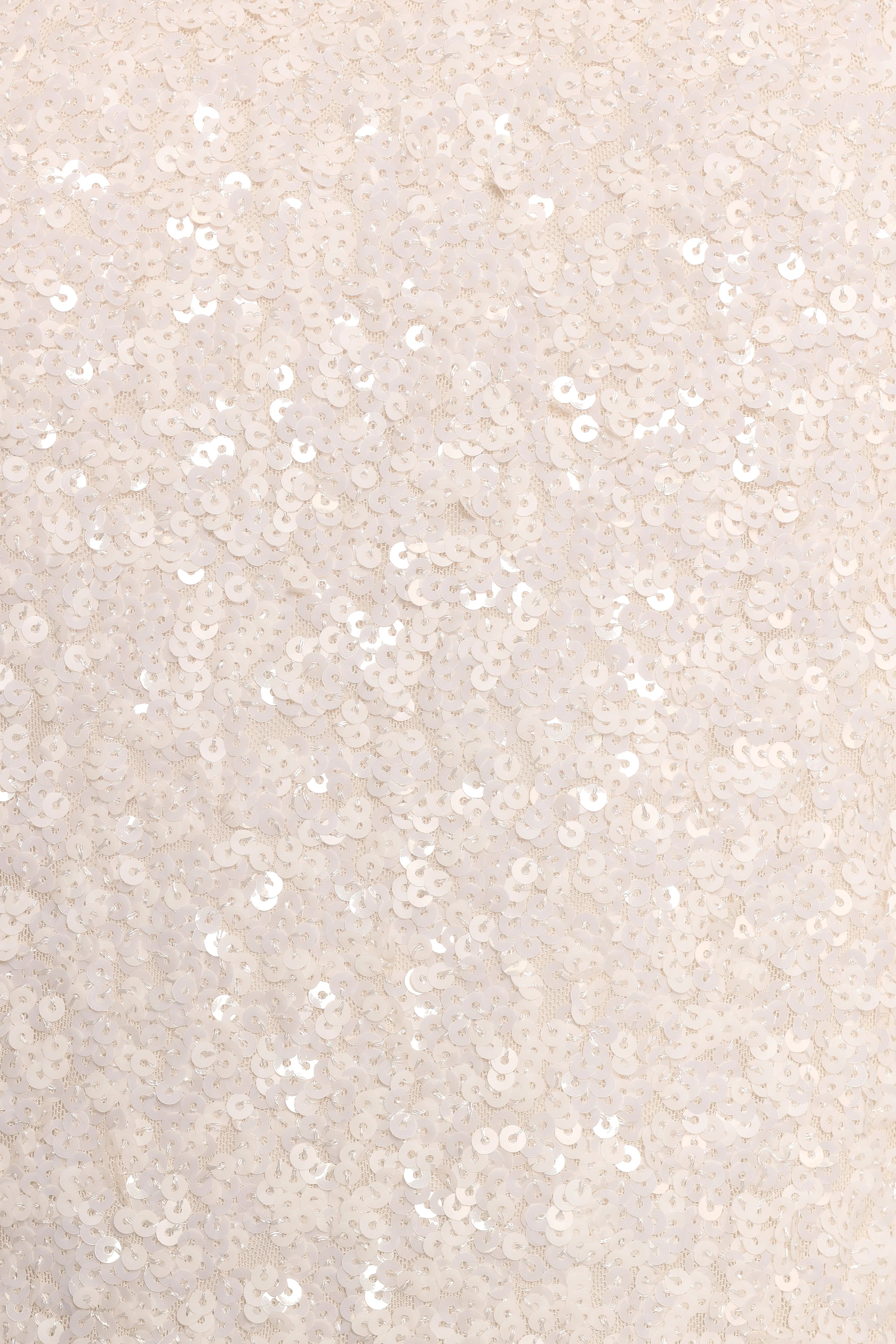Kezie Sequin Mini Dress Cream