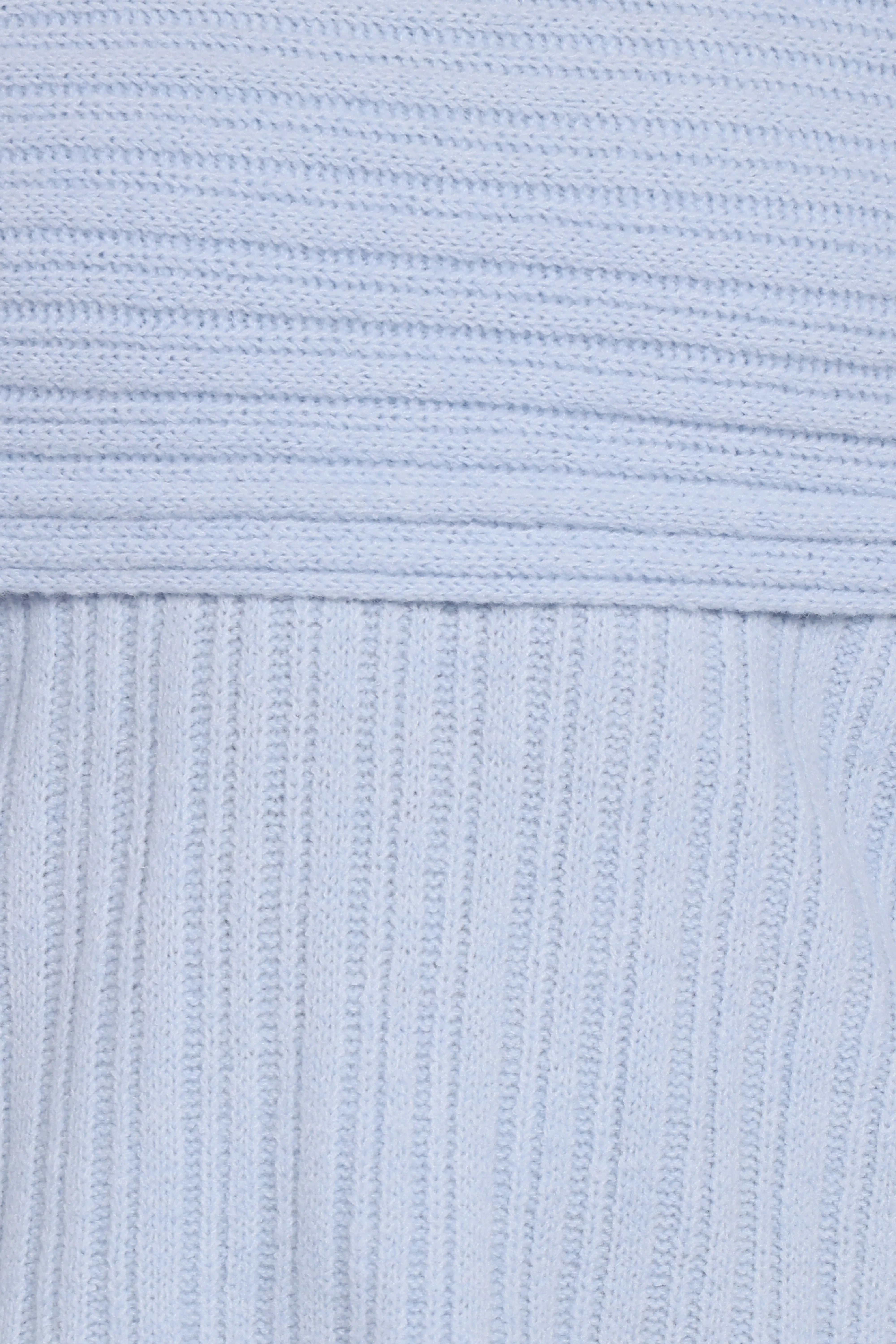 Kenny Off Shoulder Knit Sweater Pale Blue