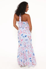 Lavie Maxi Dress Blue Floral