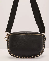 Aralyn Studded Vegan Leather Belt Bag