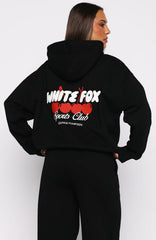 Club 14 Cassie Boxy Hoodie Black