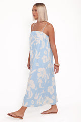 Margherita Maxi Dress Blue Hibiscus