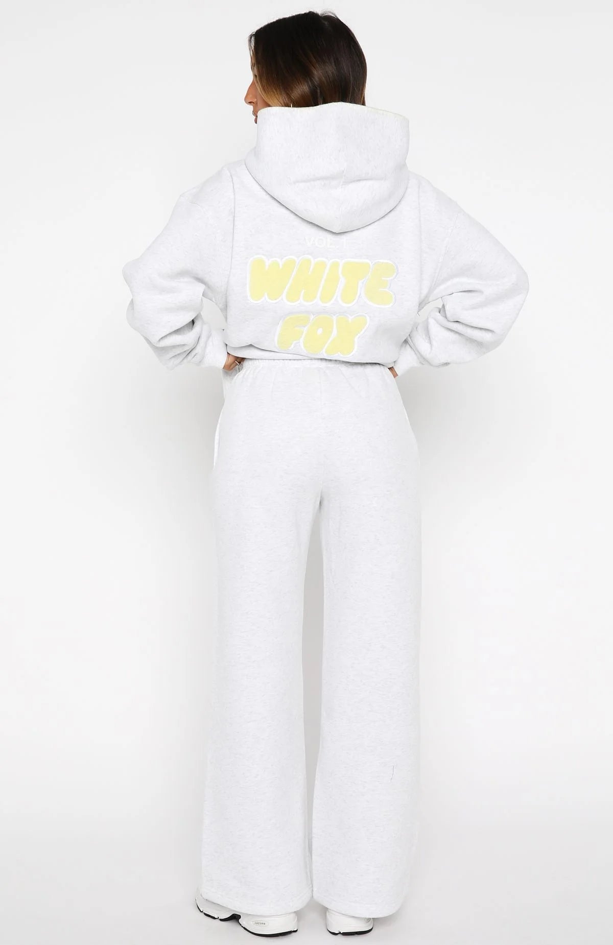 Vol 1 Wide Leg Sweatpants Grey Marle