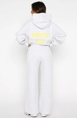 Vol 1 Wide Leg Sweatpants Grey Marle