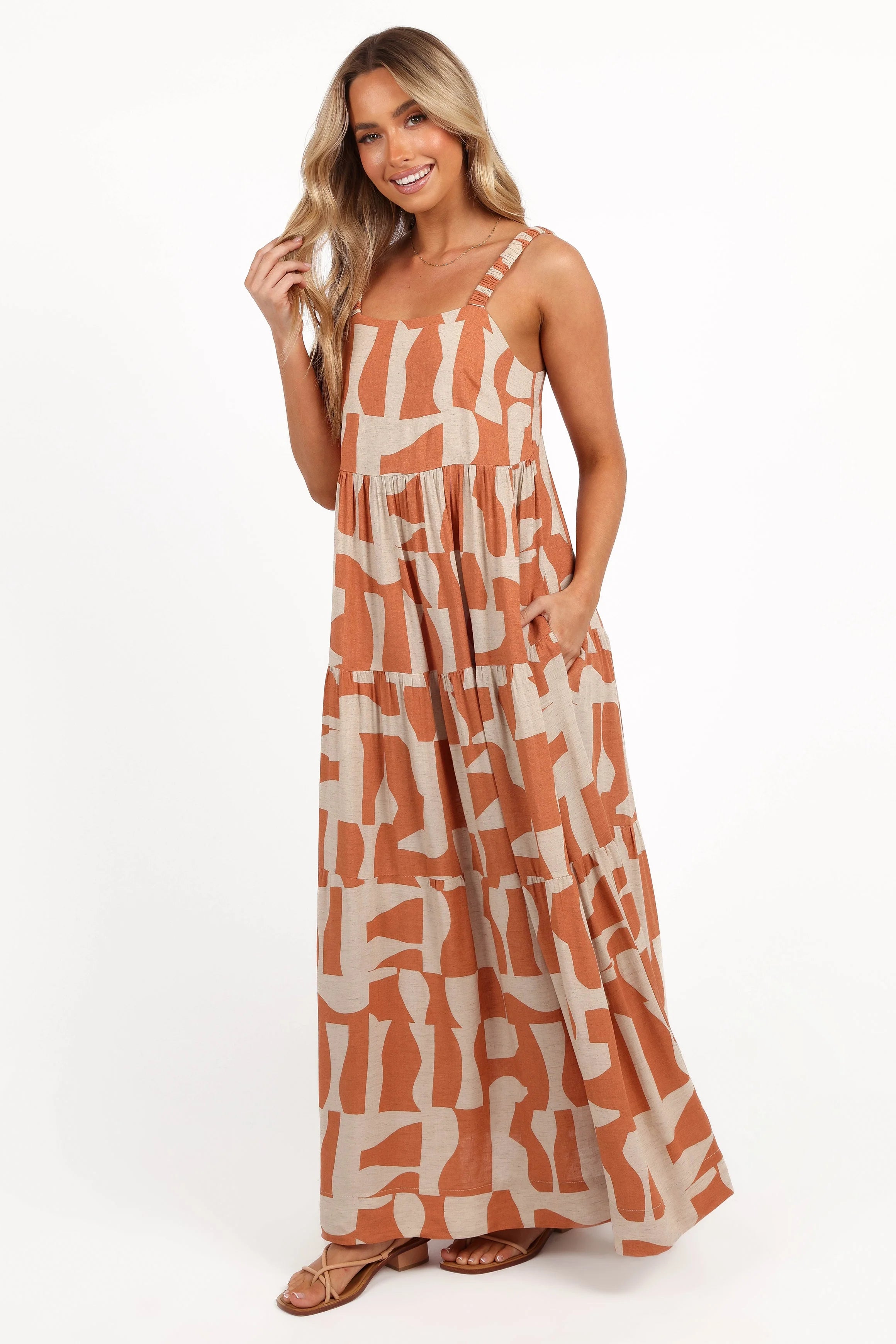 Quincy Maxi Dress Natural Camel