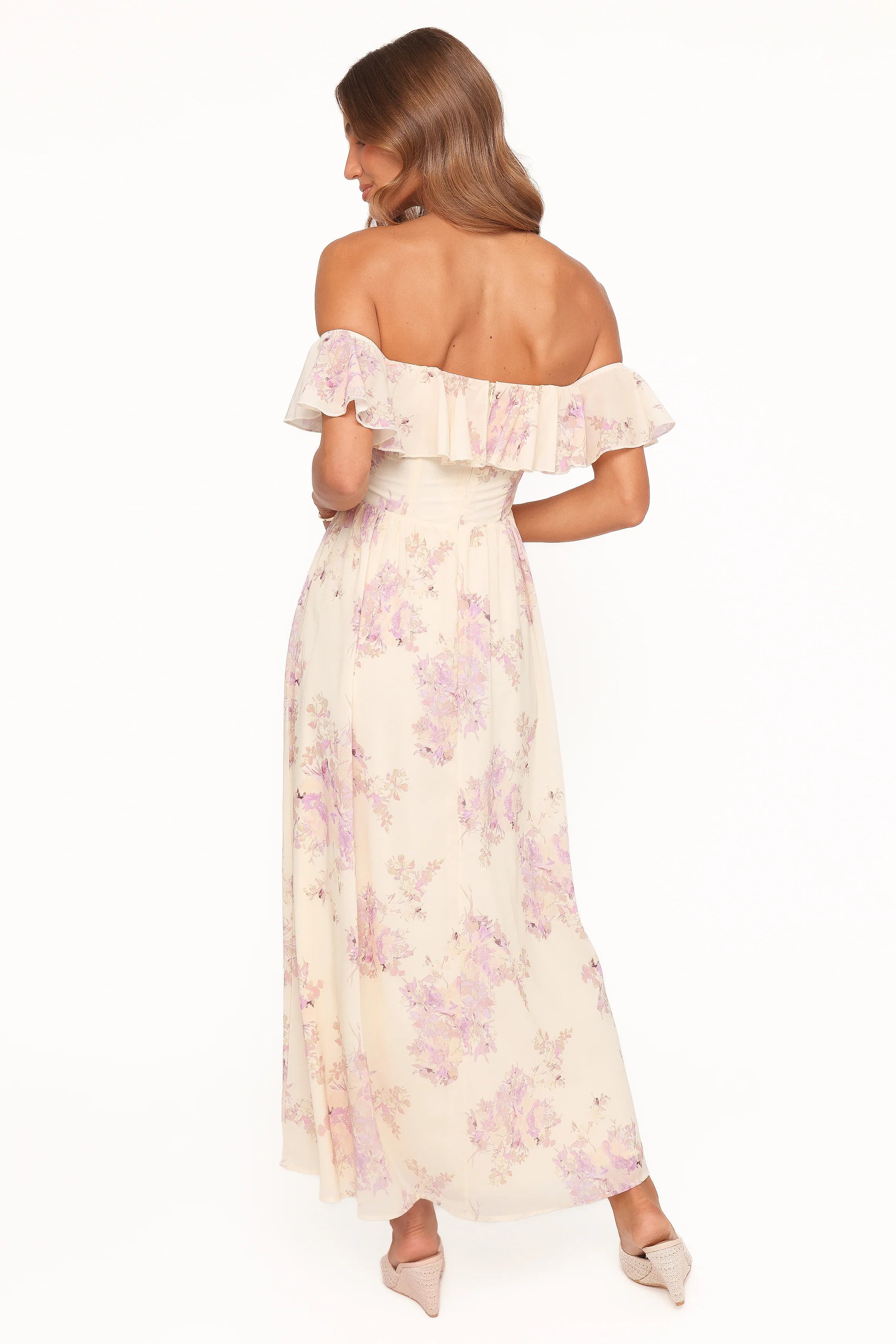 Jemira Maxi Dress Lavender Floral