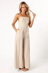 Lila Jumpsuit Oatmeal