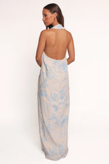 Naida Maxi Dress Blue Soleil