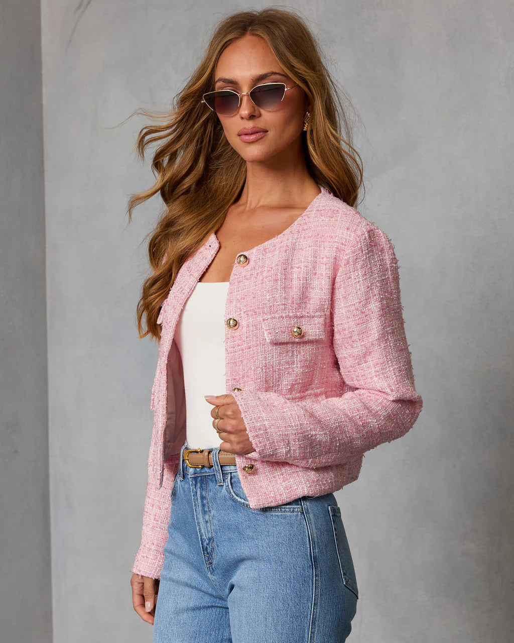 Quiet Power Tweed Blazer