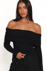 Alina Lace Pant Set Black